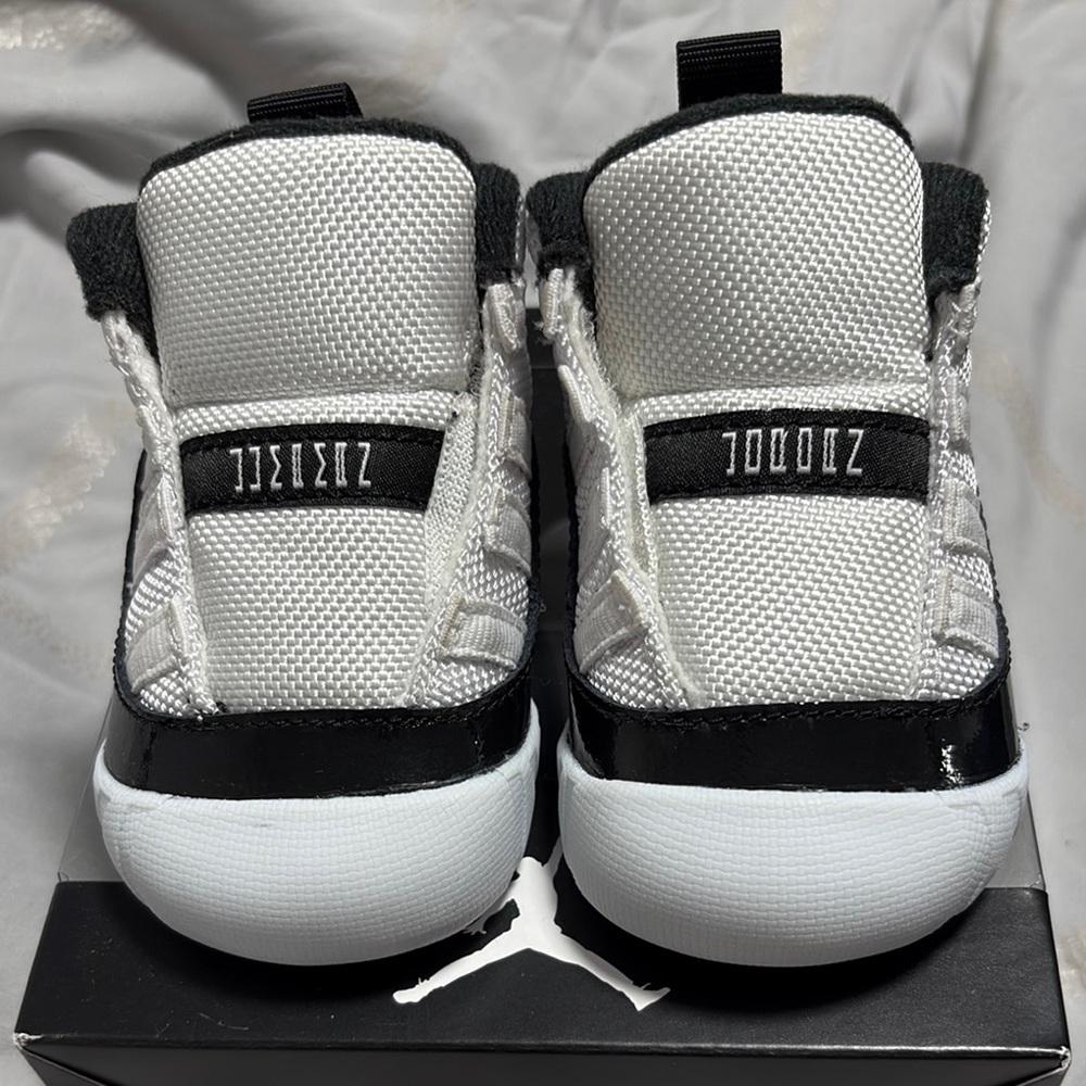Jordan Kids Black and White Sneakers